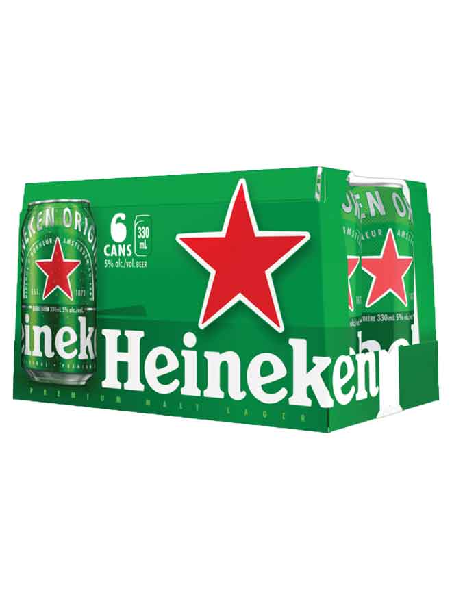 6C HEINEKEN LAGER - MOLSON